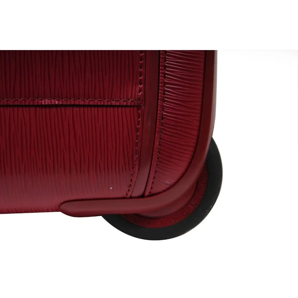 Louis Vuitton red leather